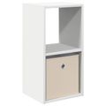 vidaXL Nočný stolík Biela 30,5 x 27 x 59,5 cm Kompozitné drevo
