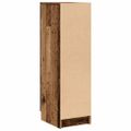 vidaXL Botník staré drevo 29,5x35x100,5 cm kompozitné drevo