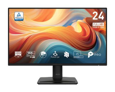 MSI Pro/MP242 E14A/23,8''/IPS/FHD/144Hz/1ms/Čierna/3R