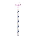 vidaXL Lodné lano biele 6 mm 250 m polypropylén