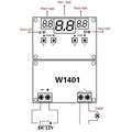 Digitálny termostat W1401, -9 až 99°C
