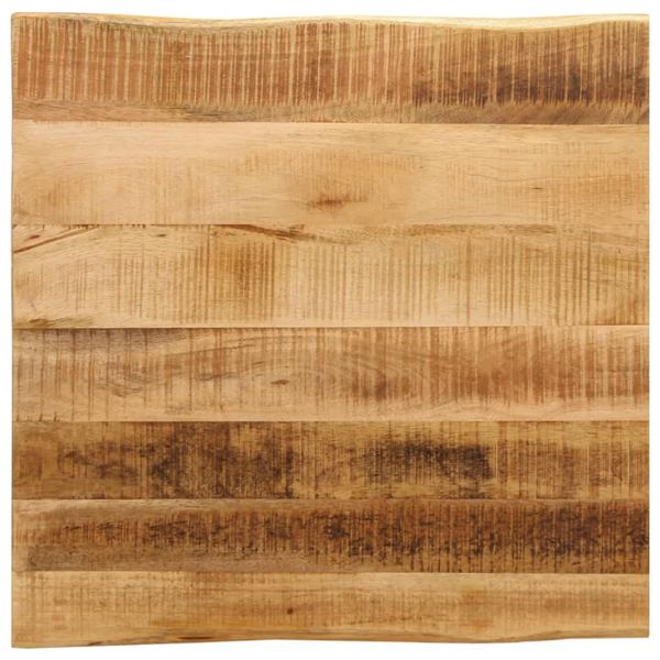 vidaXL Stolová doska živá hrana 60x60x2,5 cm masívny surový mangovník