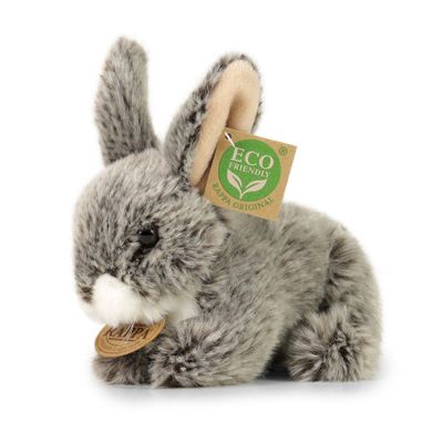 Plyšový králik tmavosivý 17 cm ECO-FRIENDLY