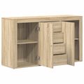 vidaXL Servírovacia skriňa Sonoma dub 120 x 36 x 69 cm