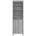 vidaXL Vysoké skrinky Sivý Sonoma 60 x 36 x 200 cm Kompozitné drevo