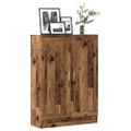 vidaXL Knižnica staré drevo 82,5x30,5x115 cm kompozitné drevo