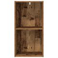 vidaXL Knižnica staré drevo 40x24x176 cm kompozitné drevo
