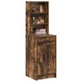 vidaXL Highboard Dymová dub 41 x 40 x 135 cm Kompozitné drevo