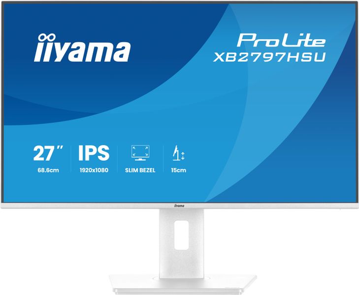 iiyama ProLite/XB2797HSU-W1/27''/IPS/FHD/120Hz/1ms/Biela/5R