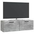 vidaXL Nástenná TV skrinka Nástenný Betónovo sivá 98 x 31 x 30 cm