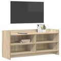 vidaXL TV skrinka 100 x 33 x 47 cm Dub sonoma Kompozitné drevo