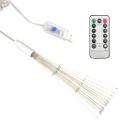 vidaXL Vonkajšia vianočná prskavka, farebná 20 cm, 140 LED