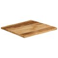 vidaXL Stolová doska živá hrana 80x80x3,8 cm masívny surový mangovník