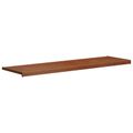 vidaXL Parapetné dosky Hnedé drevo 140 x 45 x 4,5 cm PVC