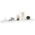 vidaXL Terasové nástenné police 4 ks dub a biele 80x15x4 cm MDF