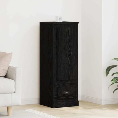 vidaXL Highboard Čierny dub 36 x 35.5 x 103.5 cm Kompozitné drevo