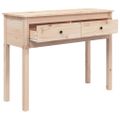 vidaXL Konzolový stolík 100x35x75 cm masívne borovicové drevo