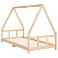 vidaXL Rám detskej postele 90x200 cm masívna borovica