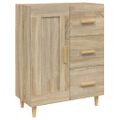 vidaXL Komoda vo farbe dubu sonoma 69,5x34x90 cm spracované drevo