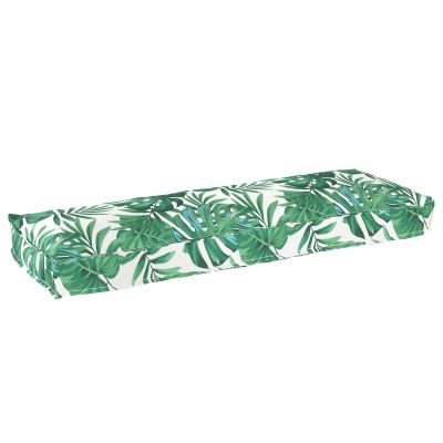 vidaXL Podložka List Vzor listov 120 x 40 x 8 cm Oxfordská látka