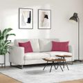 vidaXL Vankúše na pohovku 2 pcs Víno červené 60 x 40 cm
