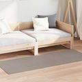 vidaXL Koberec do interiéru LUGO Krémová a taupe 200 x 80 cm Polyester