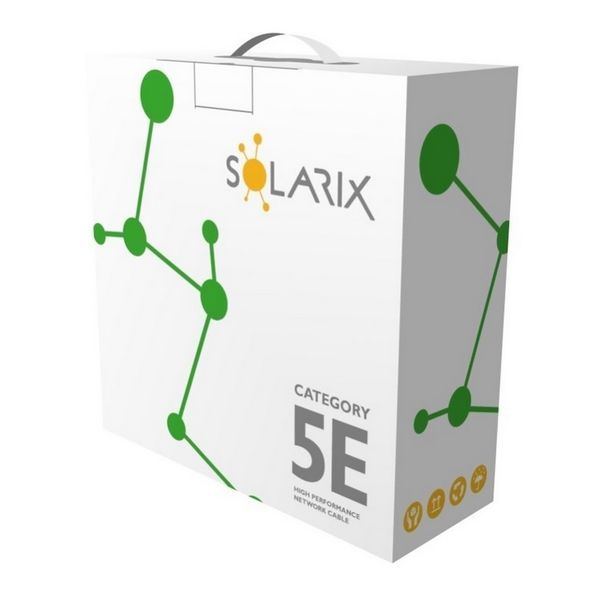 Kábel UTP CAT5E Solarix SXKD-5E-UTP-PVC 100m
