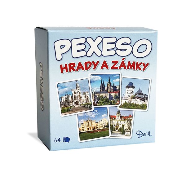 Pexeso Hrady a zámky ČR v krabičke