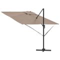 vidaXL Roma Parasol 286 x 284 x 265 cm Hliník a polyester Obdĺžnikový