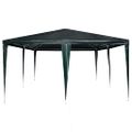 vidaXL Párty stan Zelená 400 x 400 x 266 cm Polyetylén a oceľ