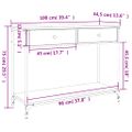 vidaXL Konzolový stolík dub sonoma 100x34,5x75 cm kompozitné drevo