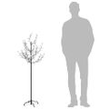 vidaXL Vianočný stromček 120 LED farebné svetlo kvety čerešne 150 cm