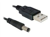 Elektrický kábel - DC jack 5.4 mm (M) do USB (M) - 1 m