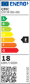 Q-55M LED panel 18W 1980lm 4000K černý - kruhový přisazený Qtec