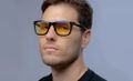 GUNNAR kancelářské/herní brýle CUPERTINO ONYX * jantarová/čirá skla * BLF 65 / BLF 35 * GUNNAR focus Brýle, kancelárské, cerné obroucky, jantarová + cirá skla
