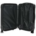 vidaXL Kufor so zámkom 3 ks Čierna 50 x 31 x 78 cm ABS plast
