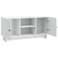 vidaXL TV skrinka 102 x 34,5 x 50 cm Biela Kompozitné drevo