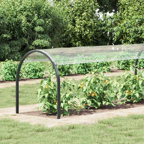 vidaXL Pokrytie rastlín Priehľadná 6 x 1,5 m PVC