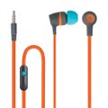 Káblové slúchadlá Forever JSE-200 jack 3,5mm oranžové aktívne