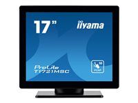 LED monitor - 17" - dotykový displej - 1280 x 1024 SXGA @ 75 Hz - TN - 250 cd/m² - 1000:1 - 5 ms - HDMI, VGA - reproduktory - čierny rám s matným povrchom