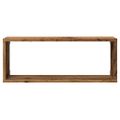 vidaXL Nástenné police 2 ks, staré drevo 60x15x23 cm, kompozitné drevo