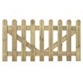 vidaXL Latkové plotové brány 2 ks 80x300 cm impregnované drevo