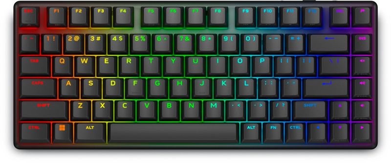 Alienware/Bezdrôtová USB + Bluetooth/IE layout/Čierna