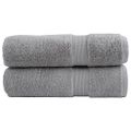 vidaXL Prémiové utierky na ruky SOLUND 2 ks sivé 50x100 cm 600 g/m²