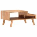 vidaXL Konferenčný stolík 100x50x45 cm recyklovaný masív