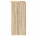 vidaXL Recepčný pult, dub sonoma, 55x50x103,5 cm, imitácia dreva