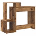 vidaXL Stôl Staré drevo 106 x 41 x 88.5 cm Kompozitné drevo