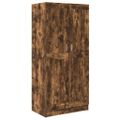 vidaXL Šatník dymový dub 82,5x51,5x180 cm spracované drevo