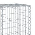 vidaXL Gabiónový kôš s krytom 200x50x100 cm pozinkované železo