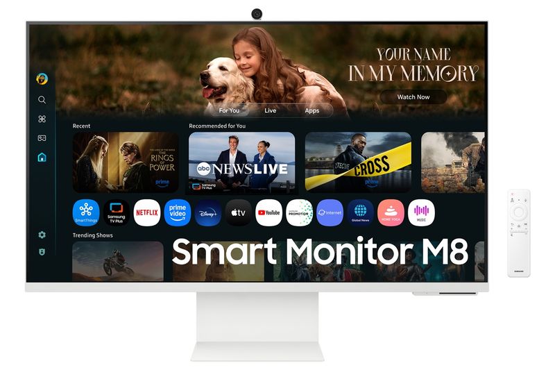 Samsung Smart Monitor/M80F/32''/VA/4K UHD/60Hz/4ms/Biela/2R